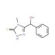 (5-Mercapto-4-methyl-4H-[1,2,4]triazol-3-yl)-phenyl-methanol - chemical structure image