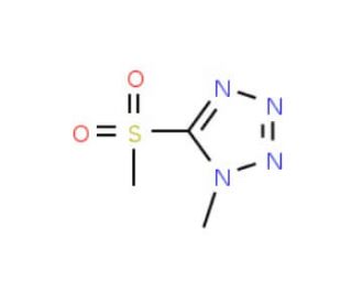 5-methanesulfonyl-1-methyl-1H-1,2,3,4-tetrazole - chemical structure image