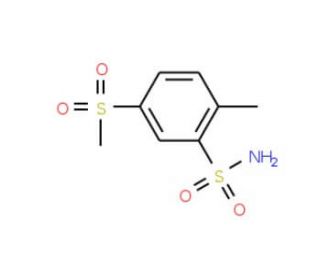 5-methanesulfonyl-2-methylbenzene-1-sulfonamide - chemical structure image