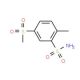 5-methanesulfonyl-2-methylbenzene-1-sulfonamide - chemical structure image