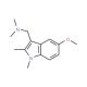 [(5-Methoxy-1,2-dimethyl-1H-indol-3-yl)methyl]-dimethylamine - chemical structure image