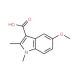 5-Methoxy-1,2-dimethyl-1H-indole-3-carboxylic acid (CAS 105909-93-1) - chemical structure image