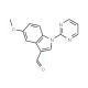 5-Methoxy-1-(2-pyrimidinyl)-1H-indole-3-carbaldehyde - chemical structure image