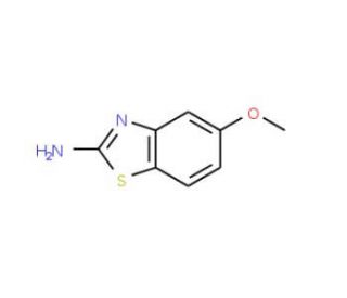 5-Methoxy-1,3-benzothiazol-2-amine (CAS 54346-87-1) - chemical structure image