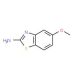 5-Methoxy-1,3-benzothiazol-2-amine (CAS 54346-87-1) - chemical structure image