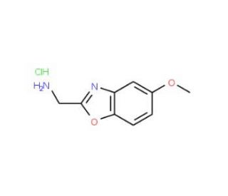 (5-Methoxy-1,3-benzoxazol-2-yl)methylamine hydrochloride - chemical structure image