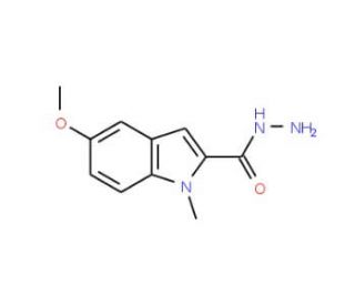 5-Methoxy-1-methyl-1H-indole-2-carbohydrazide - chemical structure image