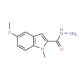 5-Methoxy-1-methyl-1H-indole-2-carbohydrazide - chemical structure image