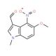 5-Methoxy-1-methyl-4-nitroindole-3-carboxaldehyde (CAS 191846-76-1) - chemical structure image