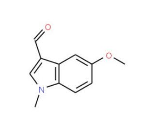 5-Methoxy-1-methylindole-3-carboxaldehyde (CAS 39974-94-2) - chemical structure image
