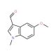 5-Methoxy-1-methylindole-3-carboxaldehyde (CAS 39974-94-2) - chemical structure image