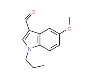 5-Methoxy-1-propyl-1H-indole-3-carbaldehyde - chemical structure image