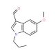 5-Methoxy-1-propyl-1H-indole-3-carbaldehyde - chemical structure image