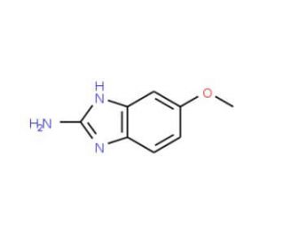 5-Methoxy-1H-benzimidazol-2-amine (CAS 6232-91-3) - chemical structure image
