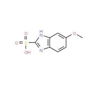 5-Methoxy-1H-benzimidazole-2-sulfonic acid - chemical structure image