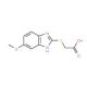 (5-Methoxy-1H-benzoimidazol-2-ylsulfanyl)-acetic acid - chemical structure image