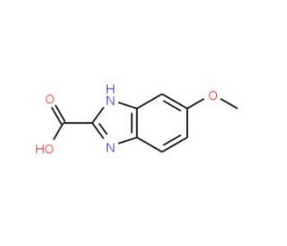 5-Methoxy-1H-benzoimidazole-2-carboxylic acid (CAS 887572-60-3) - chemical structure image