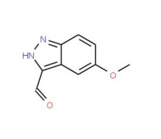 5-Methoxy-1H-indazole-3-carbaldehyde (CAS 169789-37-1) - chemical structure image