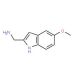 [(5-Methoxy-1H-indol-2-yl)methyl]amine (CAS 130445-55-5) - chemical structure image