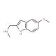 [(5-Methoxy-1H-indol-2-yl)methyl]methylamine - chemical structure image