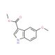 5-Methoxy-1H-indole-3-carboxylic acid methyl ester (CAS 172595-68-5) - chemical structure image