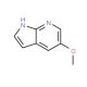 5-Methoxy-1H-pyrrolo[2,3-b]pyridine (CAS 183208-36-8) - chemical structure image