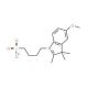 5-Methoxy-2,3,3-trimethyl-1-(4-sulfobutyl)-indolium inner salt (CAS 054136-27-5) - chemical structure image