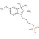 5-Methoxy-2,3,3-trimethyl-1-(4-sulfobutyl)indolium, inner salt (CAS 54136-27-5) - chemical structure image