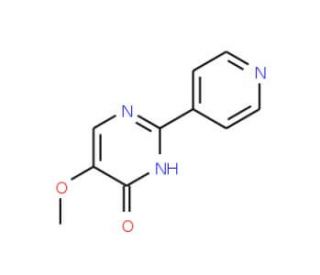 5-Methoxy-2-(4-pyridinyl)-4-pyrimidinol - chemical structure image
