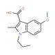 5-methoxy-2-methyl-1-propyl-1H-indole-3-carboxylic acid (CAS 17826-24-3) - chemical structure image