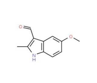 5-Methoxy-2-methyl-1H-indole-3-carbaldehyde - chemical structure image