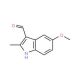 5-Methoxy-2-methyl-1H-indole-3-carbaldehyde - chemical structure image