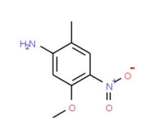 5-Methoxy-2-methyl-4-nitroaniline (CAS 106579-00-4) - chemical structure image