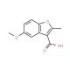 5-Methoxy-2-methyl-benzofuran-3-carboxylic acid (CAS 29735-88-4) - chemical structure image