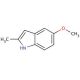 5-Methoxy-2-methylindole (CAS 1076-74-0) - chemical structure image