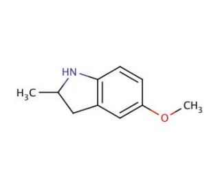 5-Methoxy-2-methylindoline - chemical structure image