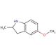 5-Methoxy-2-methylindoline - chemical structure image