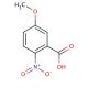 5-Methoxy-2-nitrobenzoic acid (CAS 1882-69-5) - chemical structure image