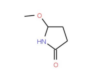 5-Methoxy-2-pyrrolidinone (CAS 63853-74-7) - chemical structure image
