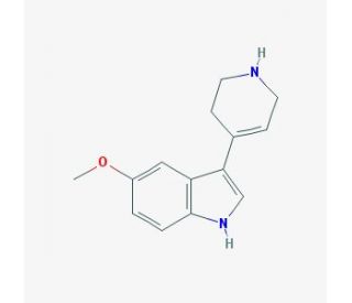5-methoxy-3-(1,2,3,6-tetrahydropyridin-4-yl)-1H-indole (CAS 66611-26-5) - chemical structure image