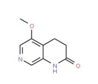 5-Methoxy-3,4-dihydro-1,7-naphthyridin-2(1H)-one (CAS 82673-70-9) - chemical structure image