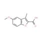 5-Methoxy-3-methyl-benzofuran-2-carboxylic acid 的分子结构, CAS编号: 81718-77-6 5-Methoxy-3-methyl-benzofuran-2-carboxylic acid (CAS 81718-77-6) - chemical structure image