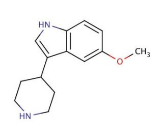 5-methoxy-3-piperidin-4-yl-1H-indole - chemical structure image