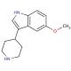 5-methoxy-3-piperidin-4-yl-1H-indole - chemical structure image