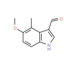 5-Methoxy-4-methylindole-3-carboxaldehyde - chemical structure image