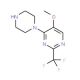 5-Methoxy-4-piperazino-2-(trifluoromethyl)-pyrimidine - chemical structure image