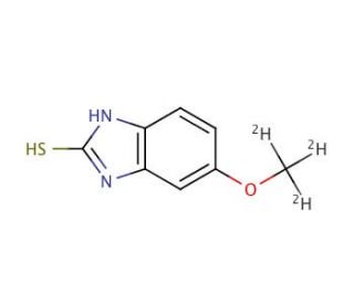 5-(Methoxy-d3)-2-mercaptobenzimidazole - chemical structure image