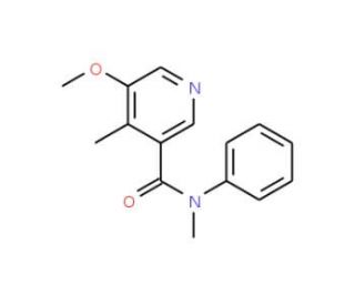 5-Methoxy-N,4-dimethyl-N-phenylnicotinamide (CAS 1105675-65-7) - chemical structure image