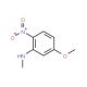 5-Methoxy-N-methyl-2-nitroaniline (CAS 69397-93-9) - chemical structure image