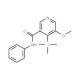 5-Methoxy-N-phenyl-4-(trimethylsilyl)nicotinamide (CAS 1105675-62-4) - chemical structure image
